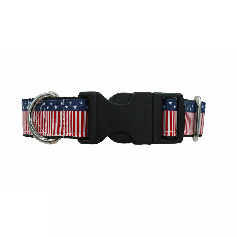 Pets Ribbons American Flag Dog Collar