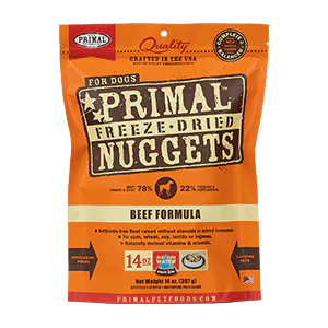 Primal Dog Freezedried Nuggets Beef 14oz