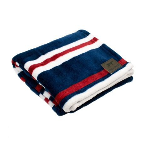 Tall Tails Nautical Striped Blanket 30x40