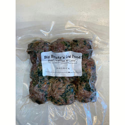 Big Brady's Dog Food - Beef & Vegetable Meatballs