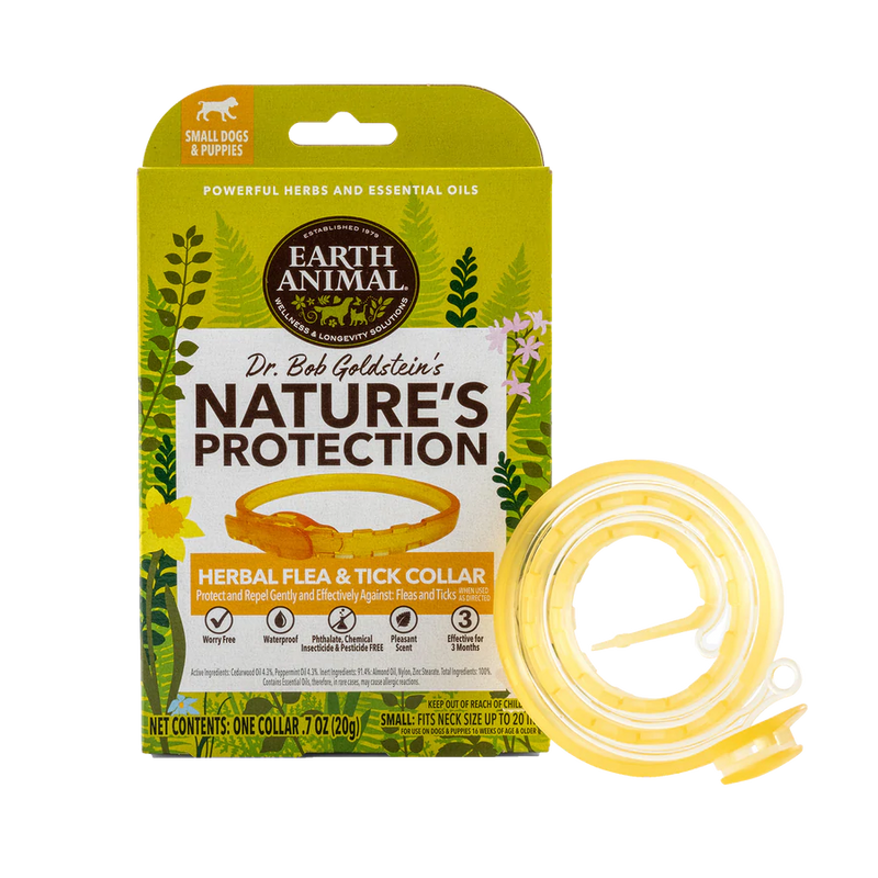 Earth vibes flea and top tick collar for dogs