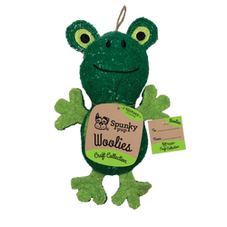 Spunky Pup Woolies Collection Mini Frog