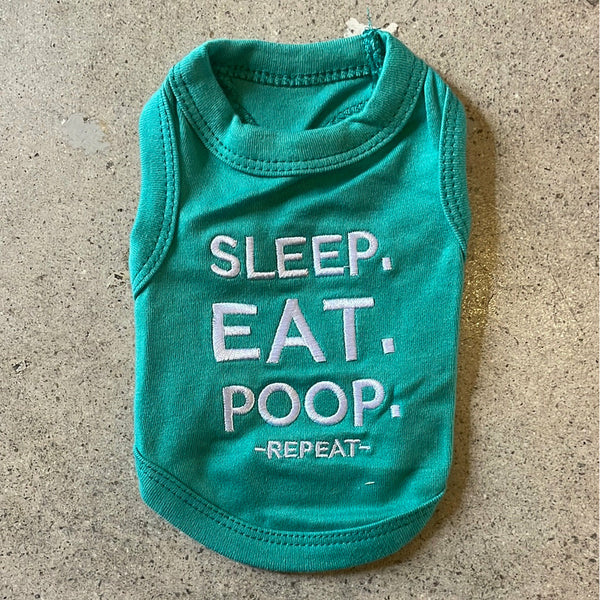 Parisian Pet Sleep Eat Poop Dog Shirt