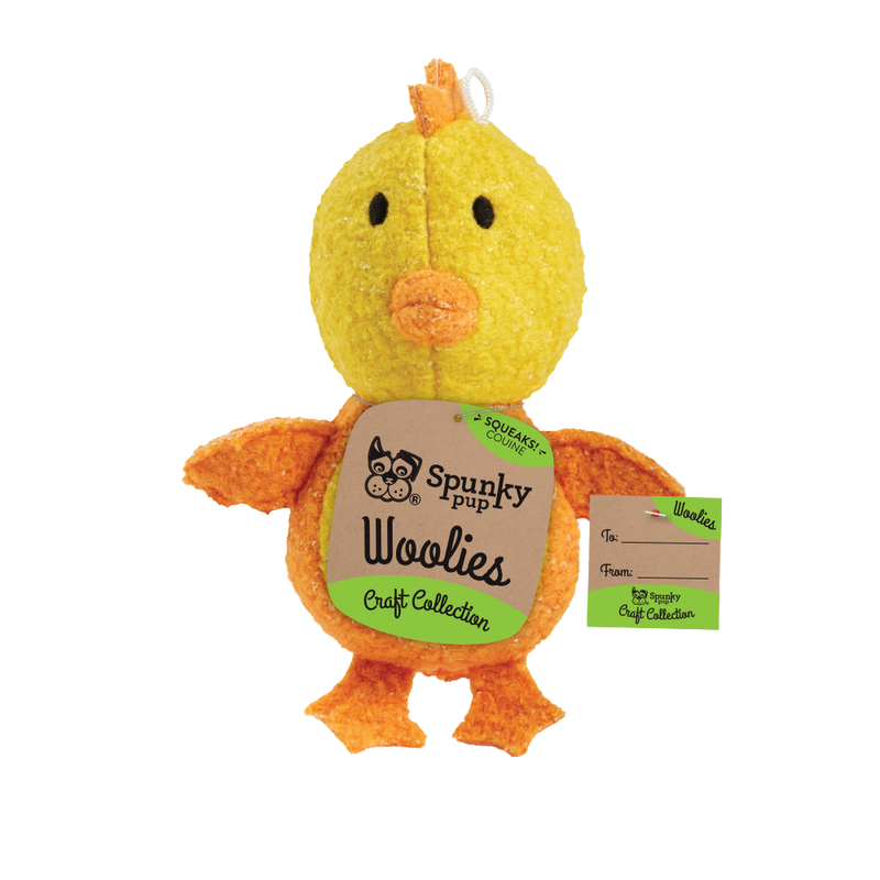 Spunky Pup Woolies Collection Mini Chicken