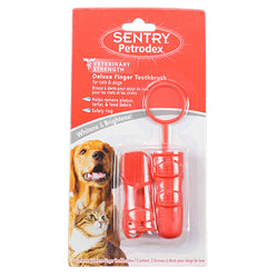 Sentry Petrodex advanced finger toothbrush 2pack