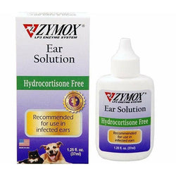 Zymox Ear Solution Hydrocortisone free 1.25oz