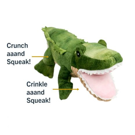 Tall Tails Plush Crunch Gator 15"