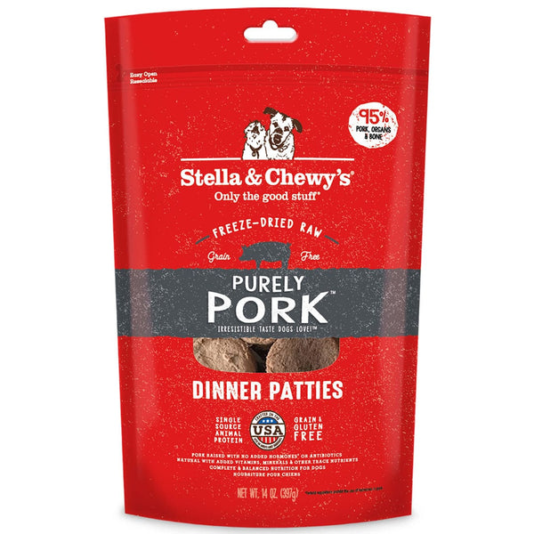 Stella & Chewy's Dog Freezedried Patties Purely Pork