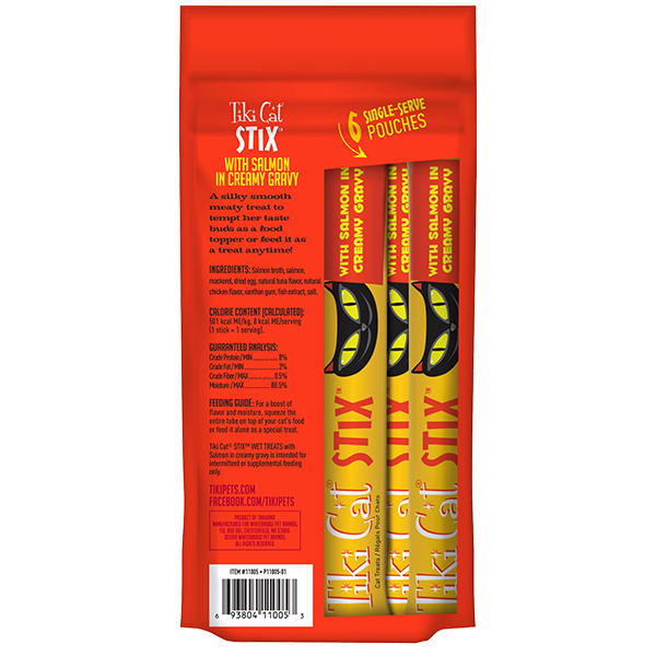 Tiki Cat Stix Wet Treats Salmon