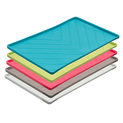 Messy Mutts Silicone Bowl Mat - Red
