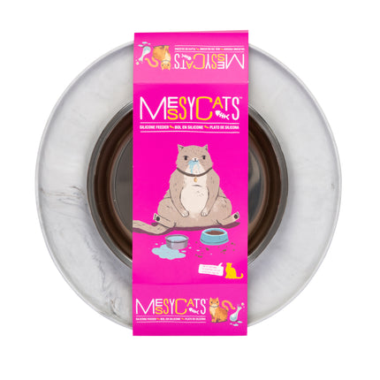 MessyCats Silicone Feeder - Marble