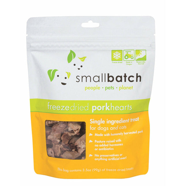 Smallbatch Pork Hearts Treat 3.5oz