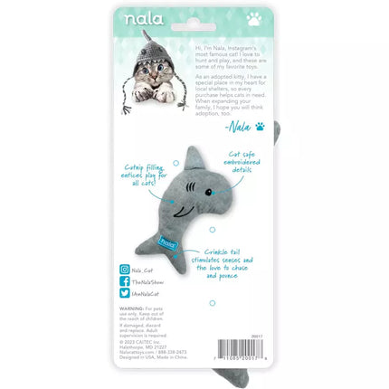 Nala Simon The Shark - Plush Catnip Toy