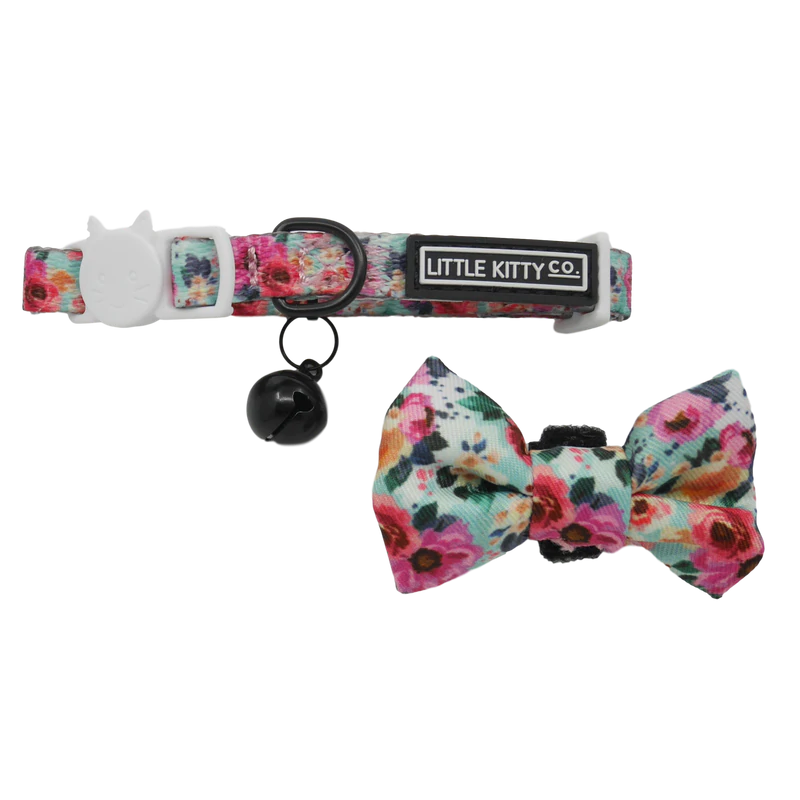 Little Kitty Co. Cat Collar & Bow Tie