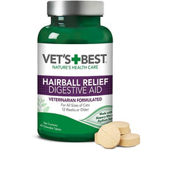 Vets Best Hairball Relief Digestive Aid 60ct