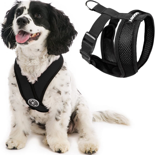 Gooby Dog Comfort X-Harness - Black