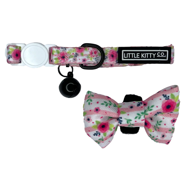 Little Kitty Co. Cat Collar & Bow Tie