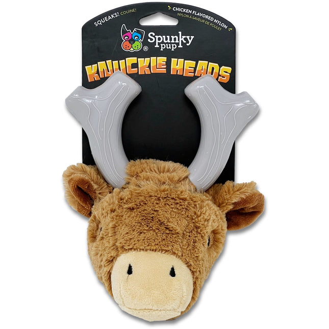 Spunky Pup Knuckle Head Deer -  Chicken Flavored