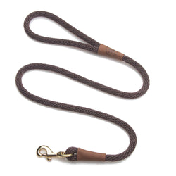 Mendota Snap Leash - Dark Brown