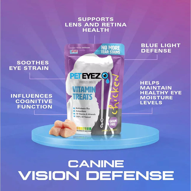 Pet Eyez Vitamin Treats Beef Liver 1oz