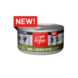 Orijen Cat Duck & Chicken Entree in bone broth