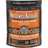 Northwest Naturals Frozen Raw Nuggets Chicken & Salmon 6lb
