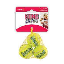 Kong Squeak-Air Tennis Balls 3pack