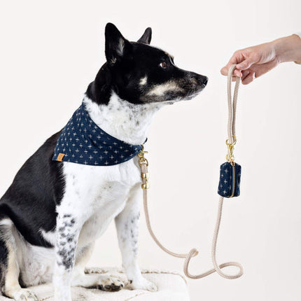 The Foggy Dog Waste Bag Holder - Indigo Crosses