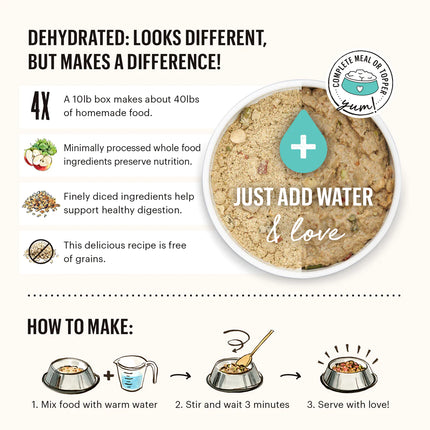 The Honest Kitchen: Grain Free Dehydrated Dog Food - Beef Recipe