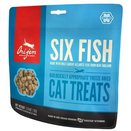 Orijen freezedried treats six fish cat 1.25oz