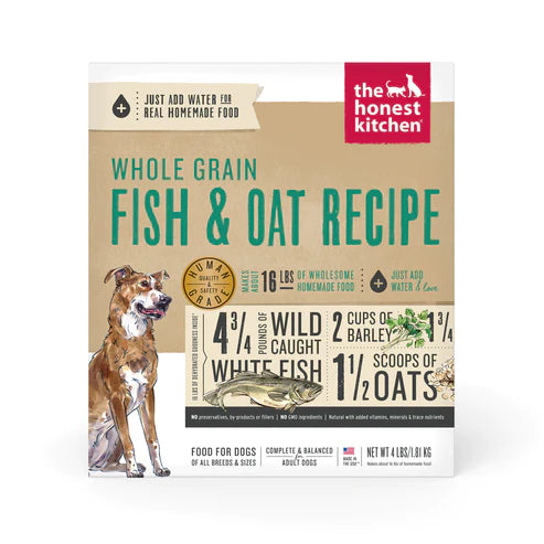 The Honest Kitchen: Whole Grain Dehydrated Dog Food - Fish & Oat Recipe
