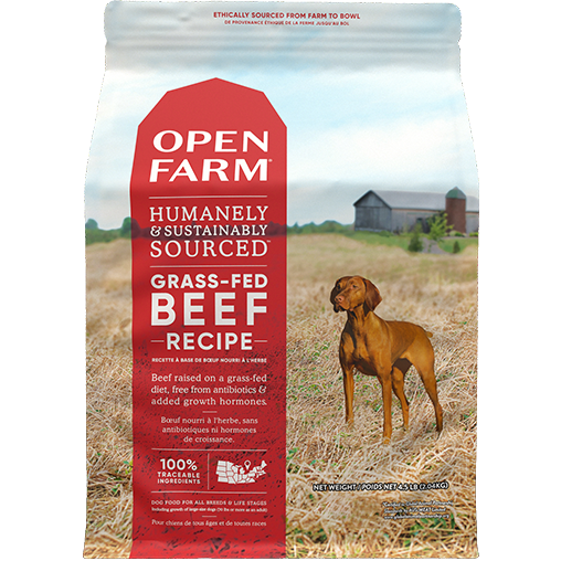Open Farm dog grass fed beef