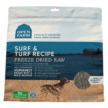 Open Farm Dog Freezedried Morsels Raw Harvest Surf & Turf