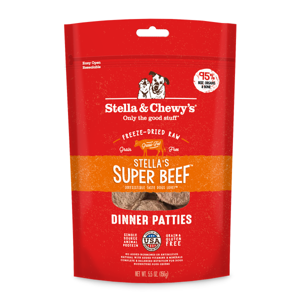 Stella & Chewy's Dog Freezedried Patties Super Beef