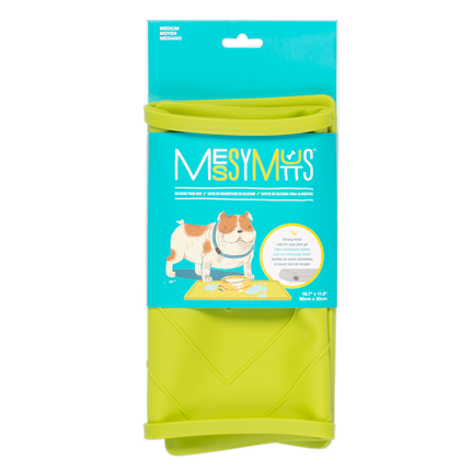 Messy Mutts Silicone Bowl Mat - Green