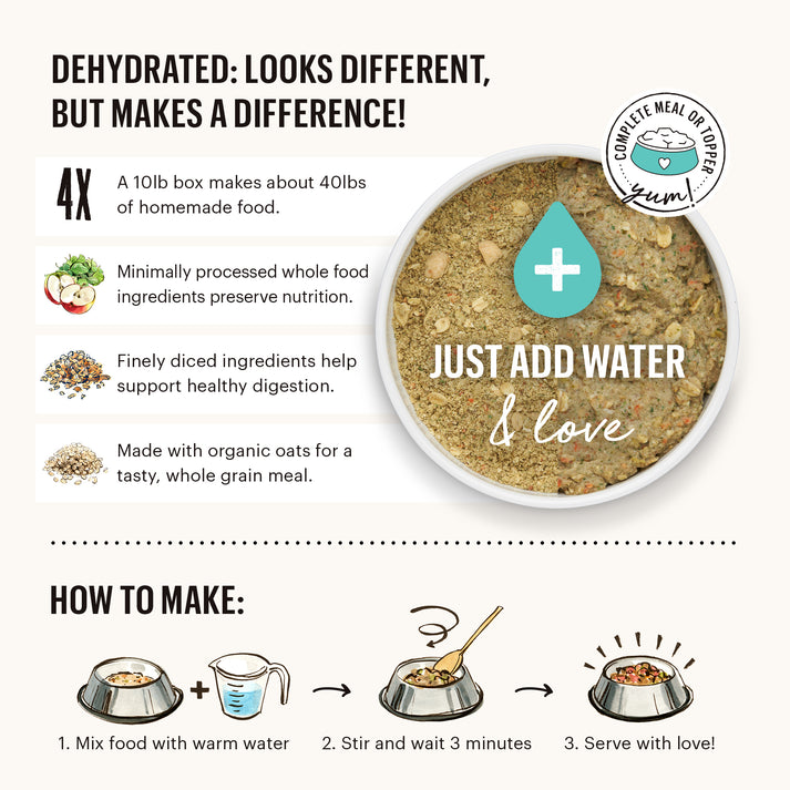 The Honest Kitchen: Whole Grain Dehydrated dog Food - Beef Recipe