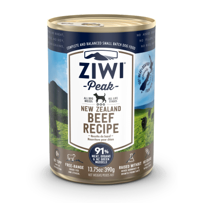 Ziwi peak beef canned dog 13.75oz